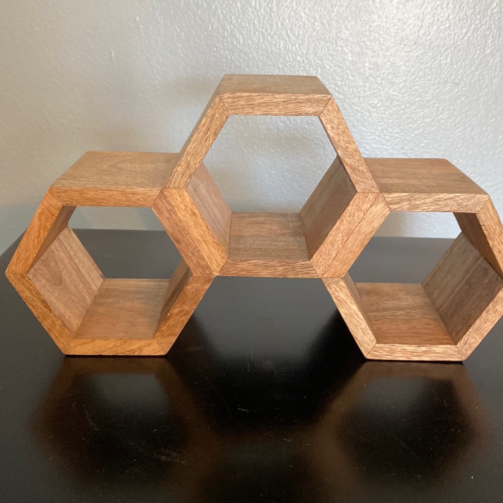 Honey comb wooden Decor